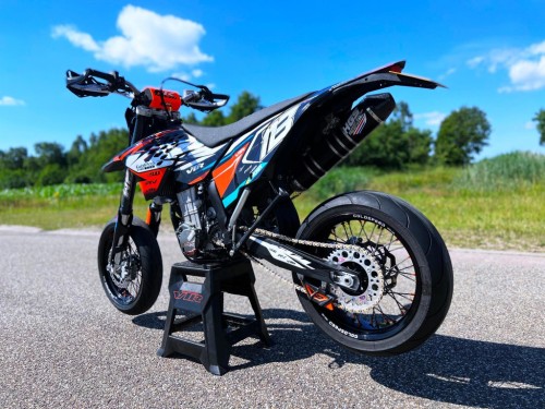 KTM 530 Exc-R Supermoto Supermotard SM A2 rijbewijs VTR Style