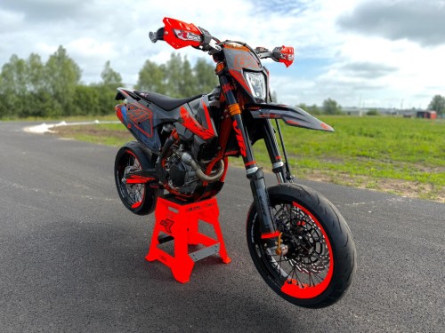KTM A 450/500 EXC-F Supermoto Supermotard A2 rijbewijs