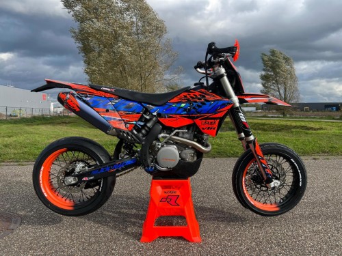 KTM 530 EXC-R Supermoto Supermotard SM A2 rijbewijs
