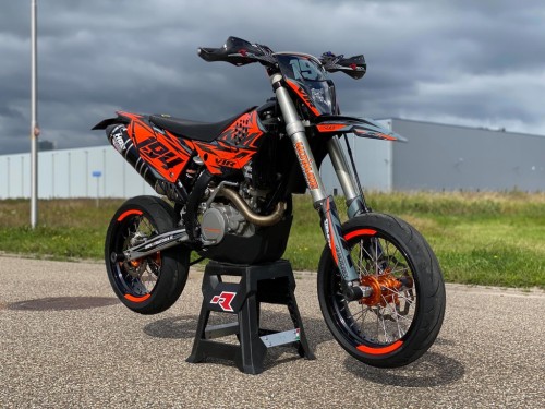 KTM Supermotard 450/530 EXC-R Supermoto VTR Style A2 rijbewijs