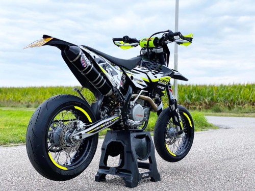 KTM 530 EXC-R Supermoto Supermotard A2 rijbewijs