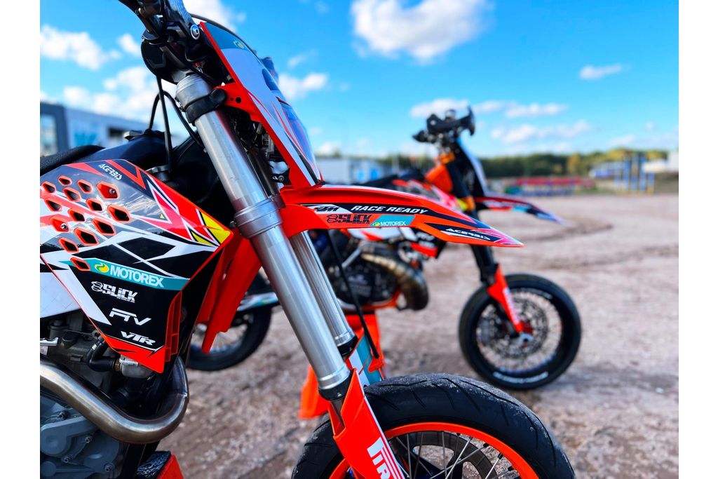 KTM 530 EXC-R A2 rijbewijs Supermotard Supermoto SM VTR Style A2 rijbewijs