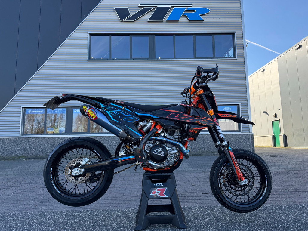 KTM 500 EXC-F 2018 model Six Days A2 Supermoto Supermotard