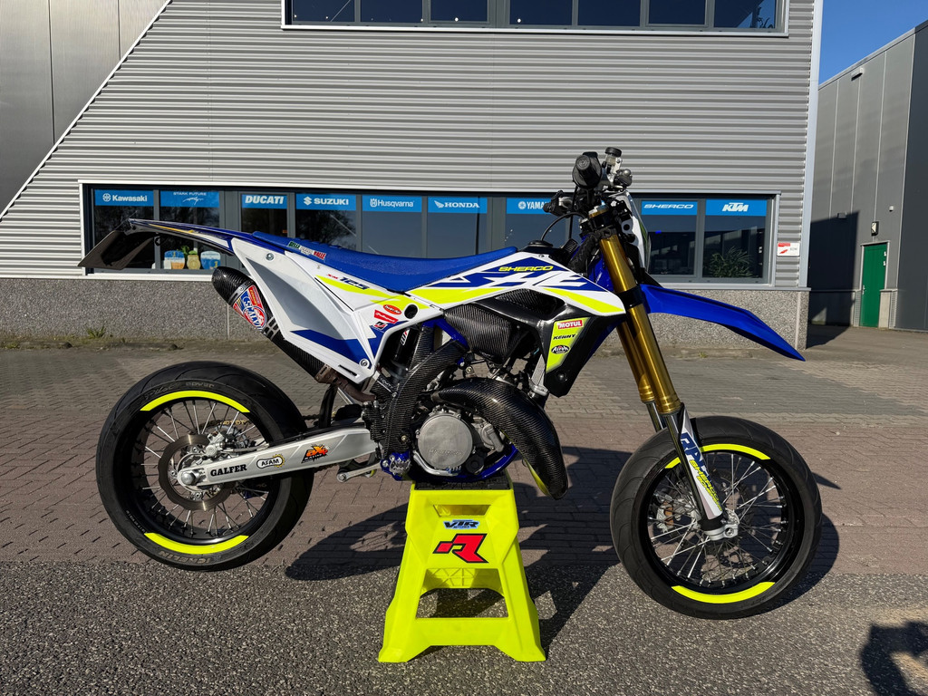 Sherco 125 2 takt model A1 rijbewijs Supermoto Supermotard TOPTAAT!no exc fe KTM Husqvarna