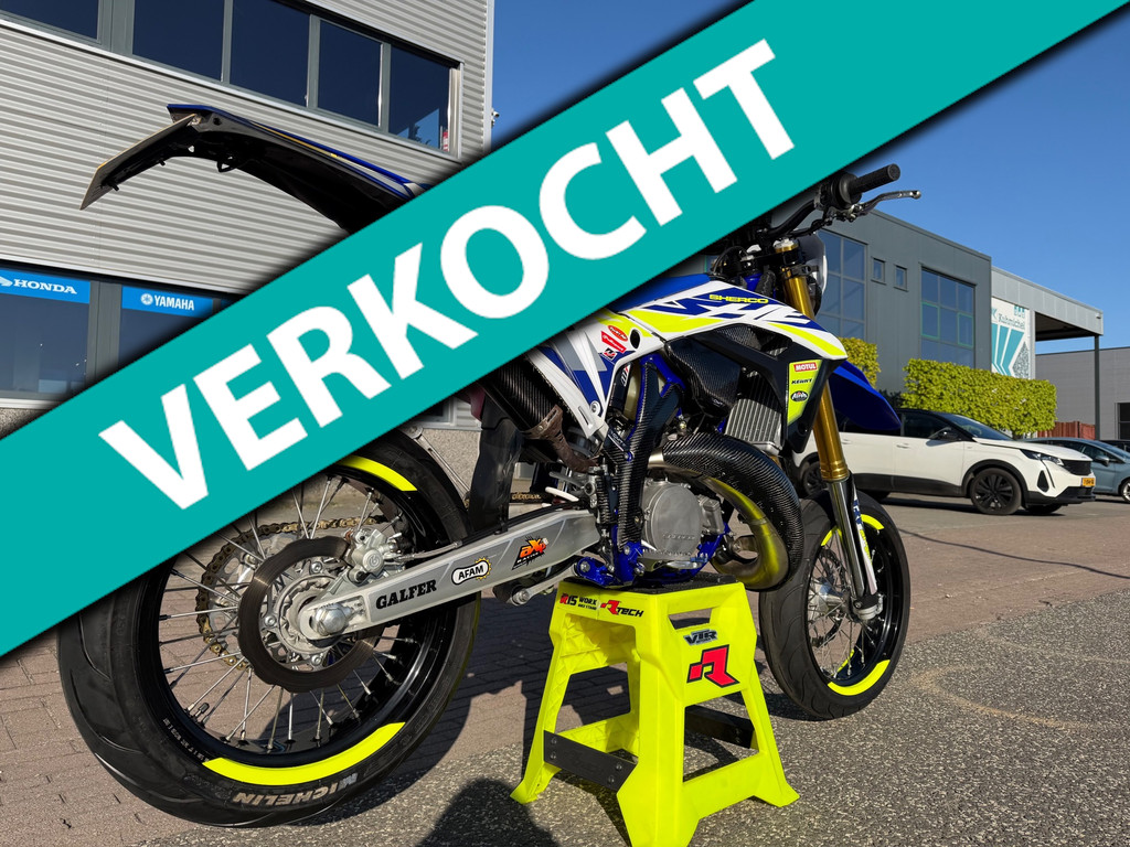 Sherco 125 2 takt model A1 rijbewijs Supermoto Supermotard TOPTAAT!no exc fe KTM Husqvarna