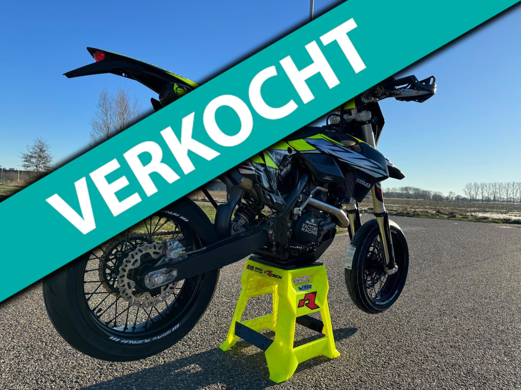KTM 450/500 EXC-F Supermotard Supermoto 2016 model A2 Vol vermogen