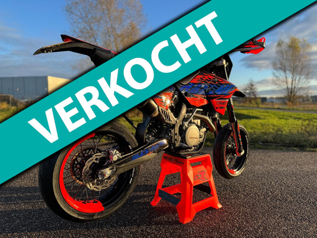 KTM 530 EXC-R Supermoto Supermotard SM A2 rijbewijs
