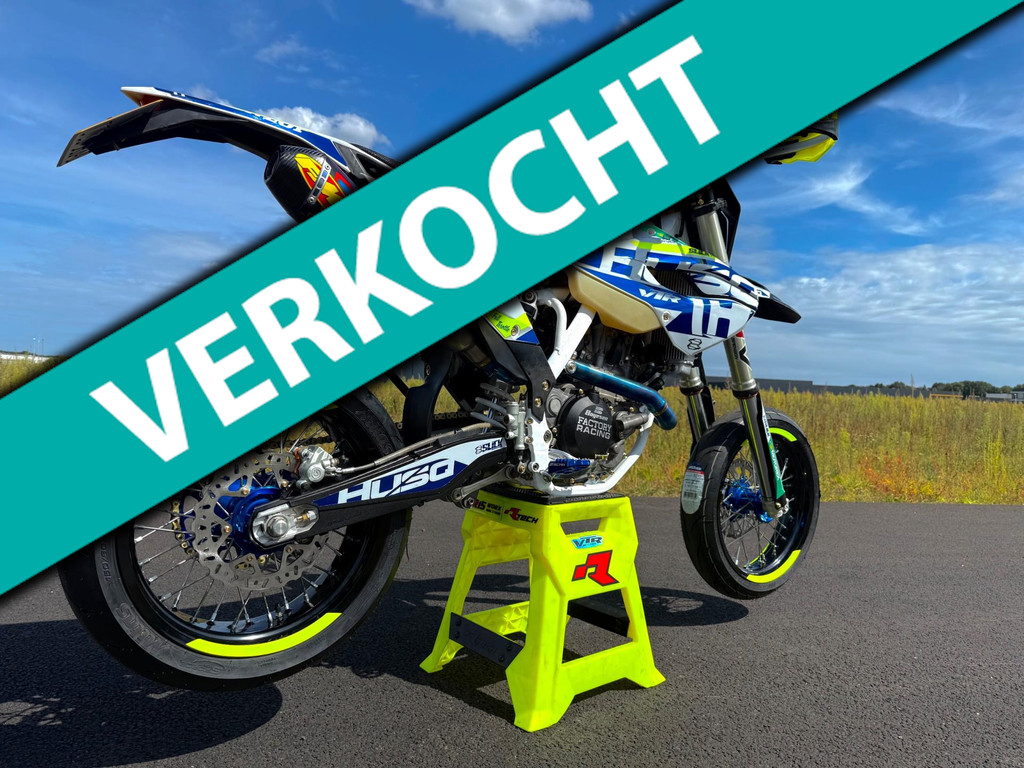 Husqvarna FE 450/501 2016 model Supermoto Supermotard A2 NIEUWSTAAT!