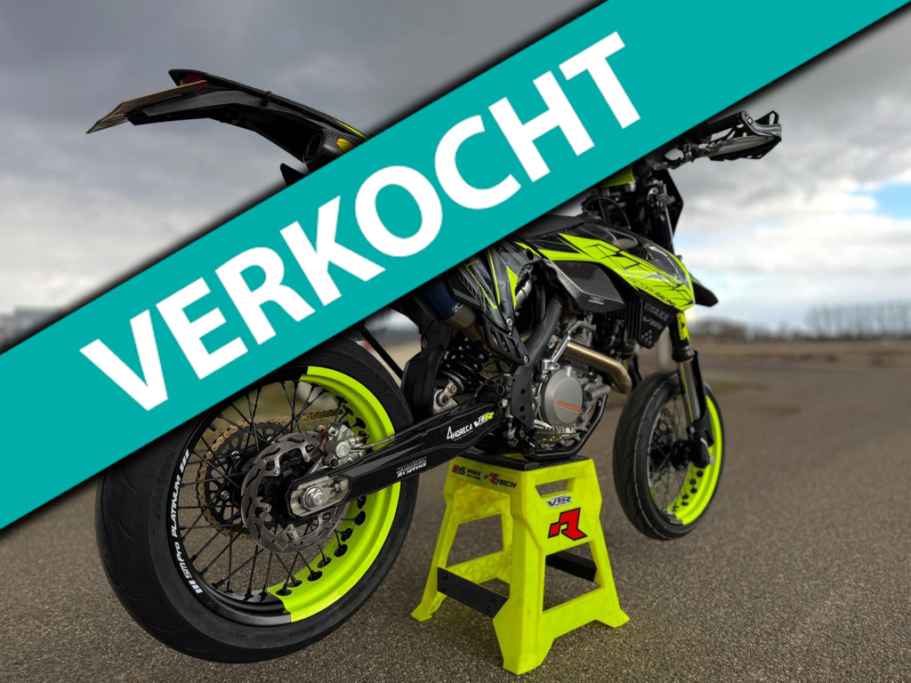 KTM 500 EXC Supermoto A2 rijbewijs Supermotard 450 2014 model